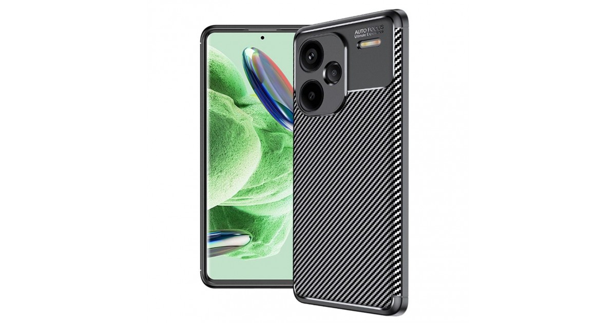 Husa pentru Xiaomi Redmi Note 13 Pro+ 5G - Techsuit CarbonFiber - Neagra