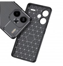 Husa pentru Xiaomi Redmi Note 13 Pro+ 5G - Techsuit CarbonFiber - Neagra