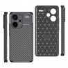 Husa pentru Xiaomi Redmi Note 13 Pro+ 5G - Techsuit CarbonFiber - Neagra