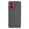 Husa pentru Motorola Moto G84 - Techsuit Carbonite FiberShell - Neagra