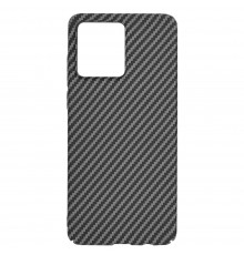 Husa pentru Motorola Moto G84 - Techsuit Carbonite FiberShell - Neagra