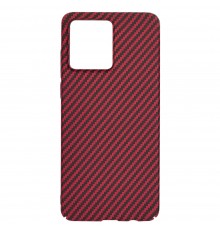 Husa pentru Motorola Moto G84 - Techsuit Carbonite FiberShell - Rosie