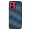 Husa pentru Motorola Moto G84 - Techsuit Carbonite FiberShell - Cyan