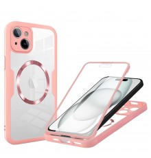 Husa pentru iPhone 15 - ESR Classic Hybrid HaloLock Kickstand - Clear Albastra