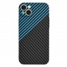 Husa pentru iPhone 15 Plus - Techsuit Carbonite FiberShell - Albastra Pulse