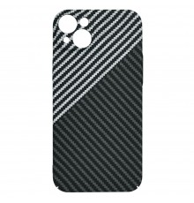 Husa pentru iPhone 15 Plus - Techsuit Carbonite FiberShell - Stealth Gray