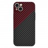 Husa pentru iPhone 15 Plus - Techsuit Carbonite FiberShell - Rosie Vortex