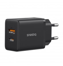 Incarcator Priza USB-C PD35W cu Cablu Lightning - Usams XMF Series (US-CC209) - Negru