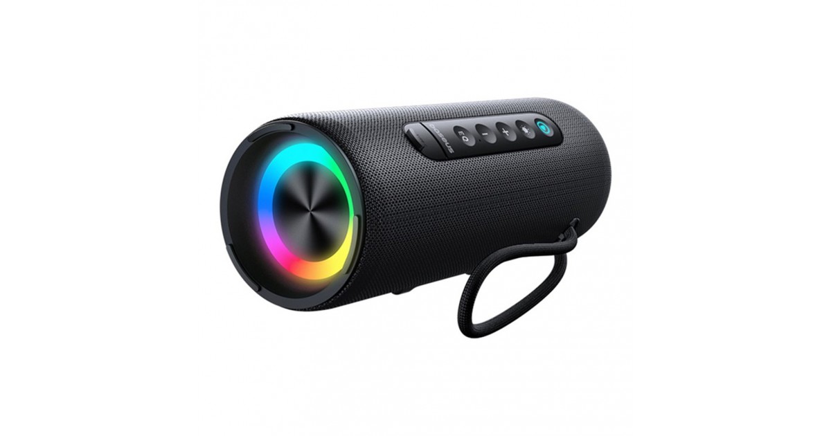 Boxa Fara Fir Bluetooth 5.3, RGB, IPX5, Bass - Baseus AeQur VO20 (A20067900117-00) - Negru