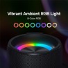 Boxa Fara Fir Bluetooth 5.3, RGB, IPX5, Bass - Baseus AeQur VO20 (A20067900117-00) - Negru