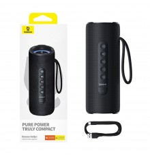 Boxa Fara Fir Bluetooth 5.3, RGB, IPX5, Bass - Baseus AeQur VO20 (A20067900117-00) - Negru