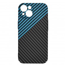 Husa pentru iPhone 15 - Techsuit Carbonite FiberShell - Albastra Pulse