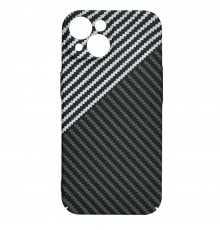 Husa pentru iPhone 15 - Techsuit Carbonite FiberShell - Stealth Gray