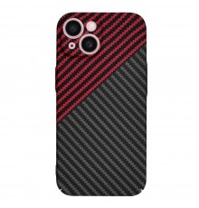 Husa pentru iPhone 15 - Techsuit Carbonite FiberShell - Rosie Vortex