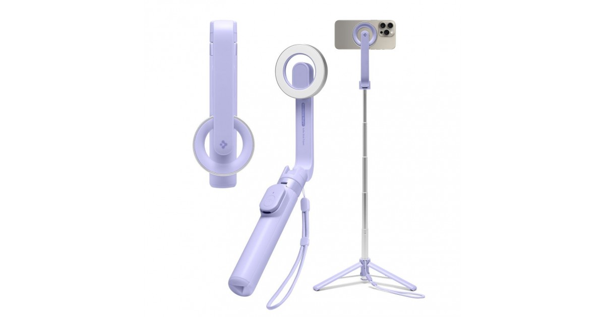 Selfie Stick Compatibil MagSafe - Spigen S571W - Lavender