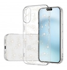 Husa pentru iPhone 16 - Techsuit Luxury Glitter MagSafe - Light Mov