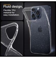 Husa pentru iPhone 16 - Techsuit SparkleSkin Series - Clear