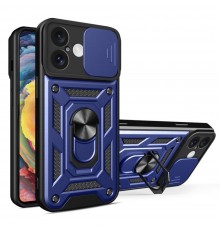 Husa pentru iPhone 16 + Folie - ESR Classic Hybrid HaloLock Kickstand - Frosted Neagra