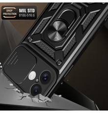 Husa pentru iPhone 16 - Techsuit CamShield Series - Albastra