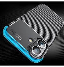 Husa pentru iPhone 16 - Techsuit CarbonFiber - Neagra