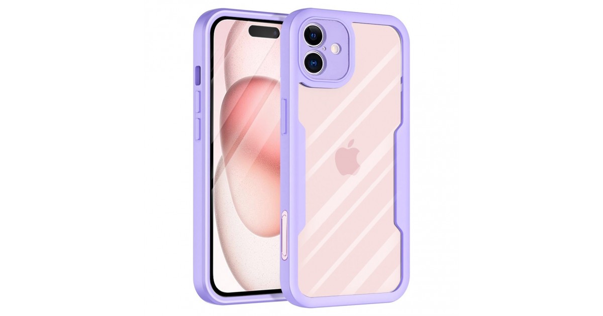 [PACHET 360] - Husa ColorVerse 360 + Folie de protectie -  iPhone 16 Plus  - Mov