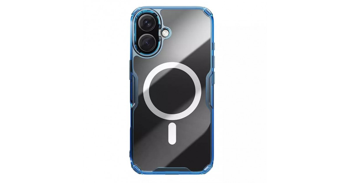 Husa pentru iPhone 16 Plus - Nillkin Nature TPU Pro Magnetic Case - Albastra