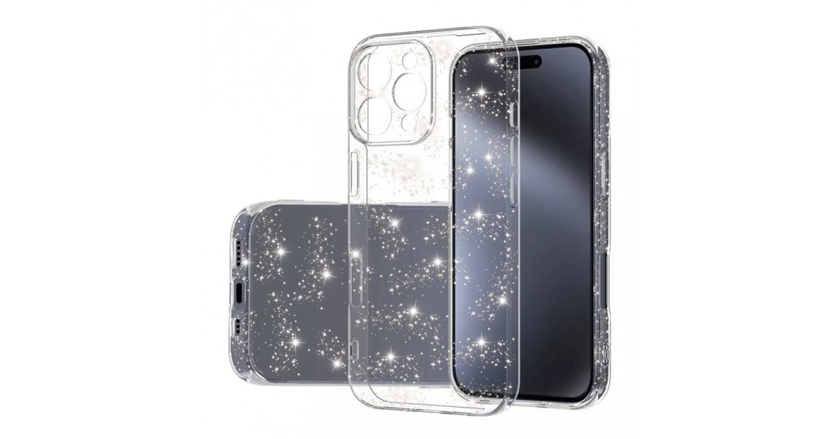 Husa pentru iPhone 16 Pro - Techsuit SparkleSkin Series - Clear