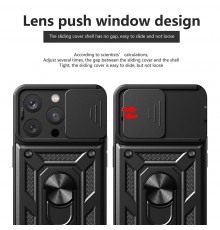 Husa pentru iPhone 16 Pro - Techsuit CamShield Series - Albastra