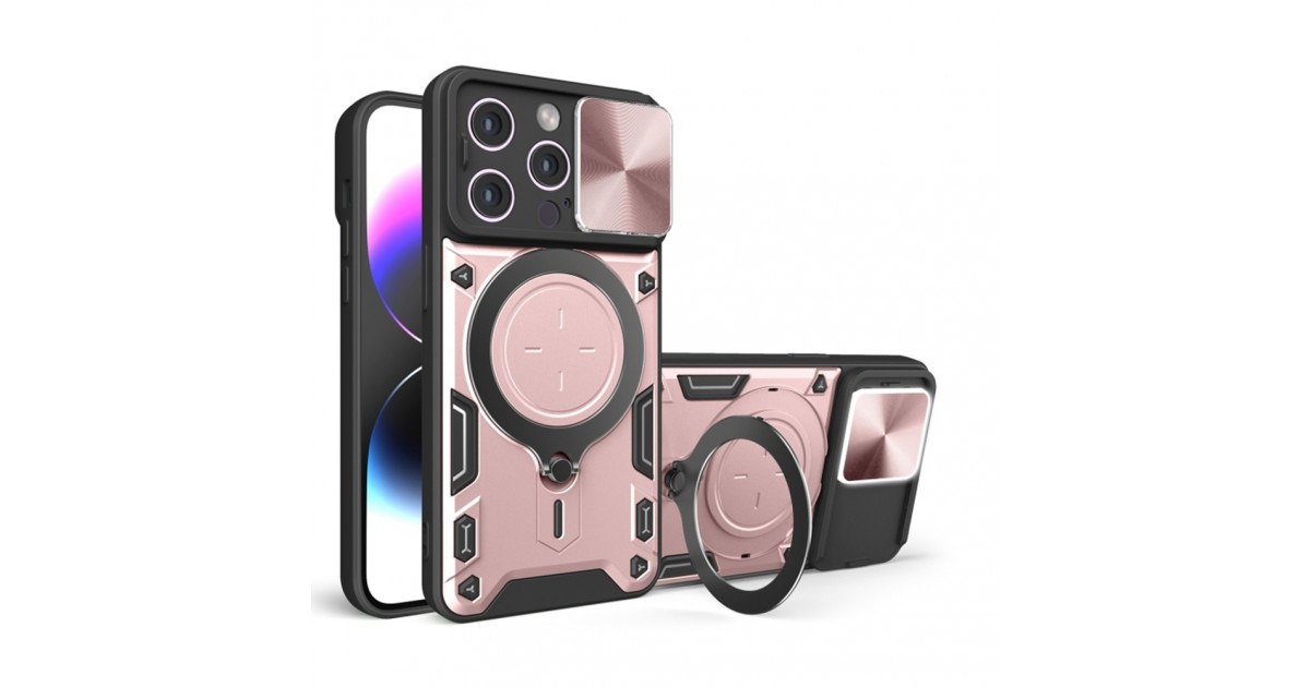 Husa pentru iPhone 16 Pro - Techsuit CamGuard Pro - Rose Gold