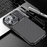 Husa pentru iPhone 16 Pro - Techsuit CarbonFiber - Neagra