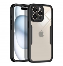 [PACHET 360] - Husa ColorVerse 360 + Folie de protectie -  iPhone 16 Pro  - Negru