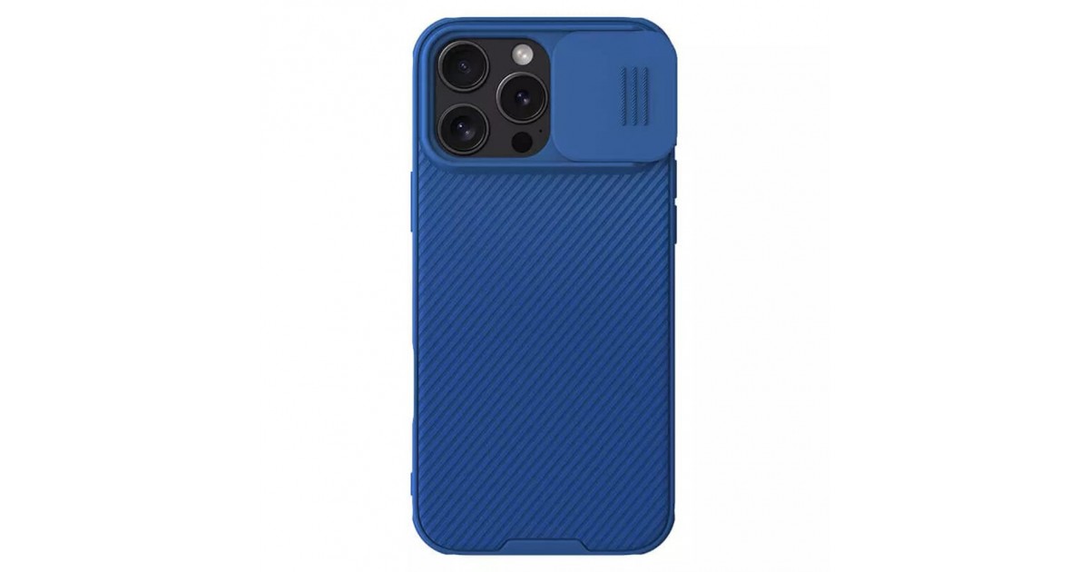 Husa pentru iPhone 16 Pro - Nillkin CamShield Pro - Albastra