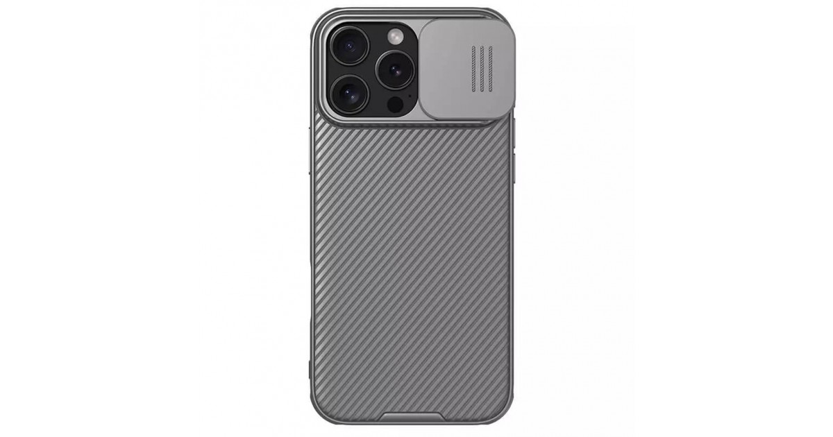 Husa pentru iPhone 16 Pro - Nillkin CamShield Pro - Titanium Gray