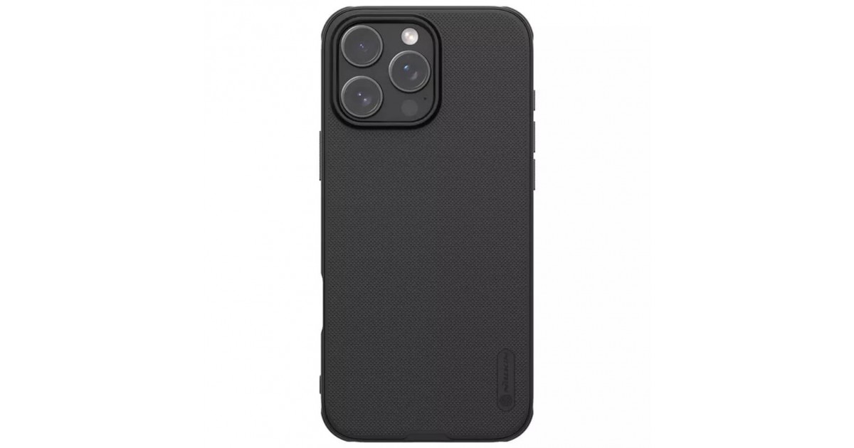 Husa pentru iPhone 16 Pro - Nillkin Super Frosted Shield Pro - Neagra