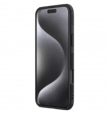 Husa pentru iPhone 16 Pro - Nillkin Super Frosted Shield Pro - Neagra