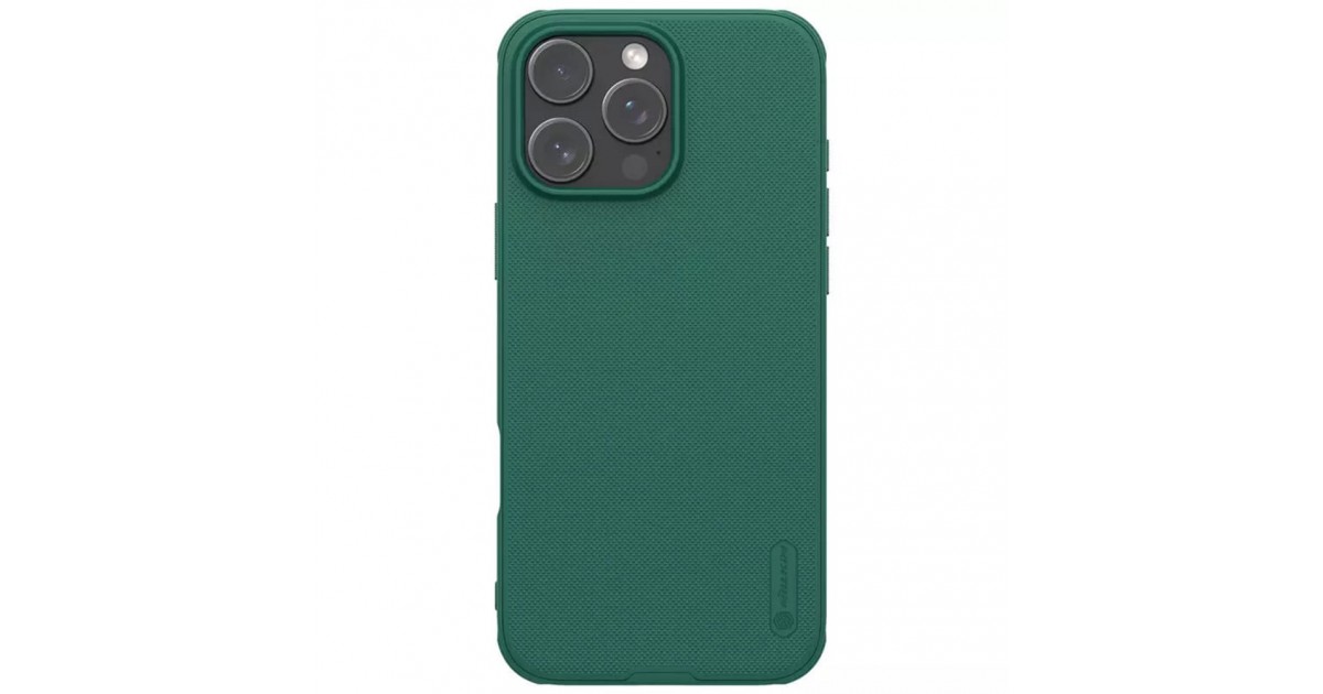 Husa pentru iPhone 16 Pro - Nillkin Super Frosted Shield Pro - Deep Verde