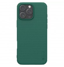 Husa pentru iPhone 16 Pro - Nillkin Super Frosted Shield Pro - Deep Verde