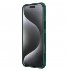 Husa pentru iPhone 16 Pro - Nillkin Super Frosted Shield Pro - Deep Verde