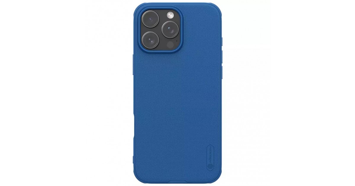 Husa pentru iPhone 16 Pro - Nillkin Super Frosted Shield Pro - Albastra