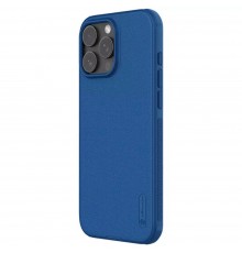 Husa pentru iPhone 16 Pro - Nillkin Super Frosted Shield Pro - Albastra