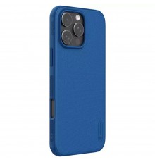 Husa pentru iPhone 16 Pro - Nillkin Super Frosted Shield Pro - Albastra