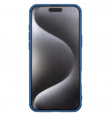 Husa pentru iPhone 16 Pro - Nillkin Super Frosted Shield Pro - Albastra