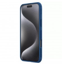 Husa pentru iPhone 16 Pro - Nillkin Super Frosted Shield Pro - Albastra