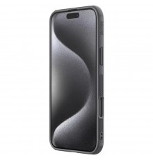 Husa pentru iPhone 16 Pro - Nillkin Super Frosted Shield Pro - Titanium Gray