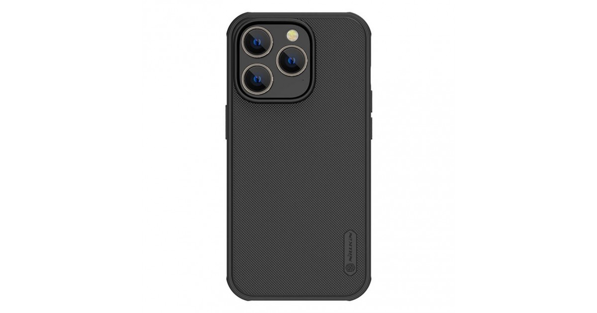 Husa pentru iPhone 16 Pro - Nillkin Super Frosted Shield Pro (Logo Cutout) - Neagra