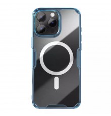 Husa pentru iPhone 16 Pro - Nillkin Super Frosted Shield Pro Magnetic - Albastra