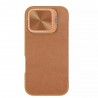 Husa pentru iPhone 16 Pro - Nillkin Qin Prop Leather Case - Maro