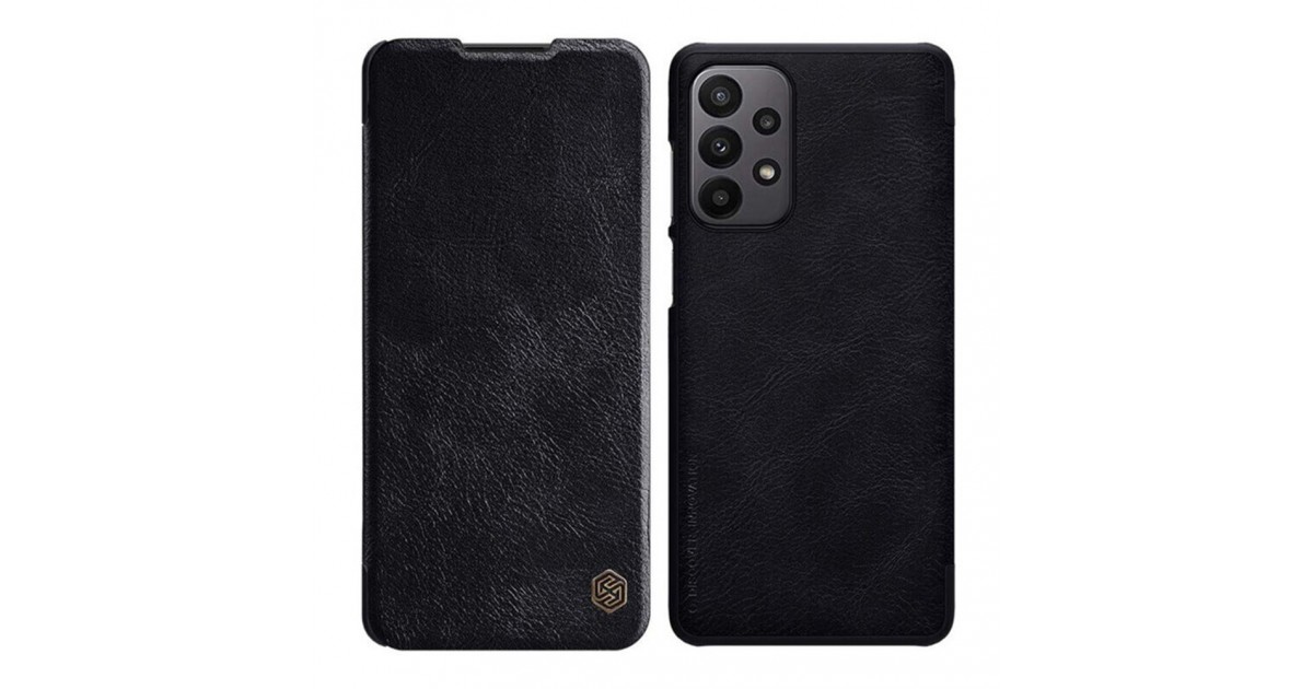 Husa pentru iPhone 16 Pro - Nillkin Qin Prop Plain Leather Case - Neagra