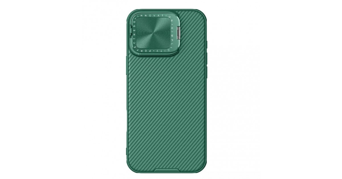 Husa pentru iPhone 16 Pro - Nillkin CamShield Prop - Verde