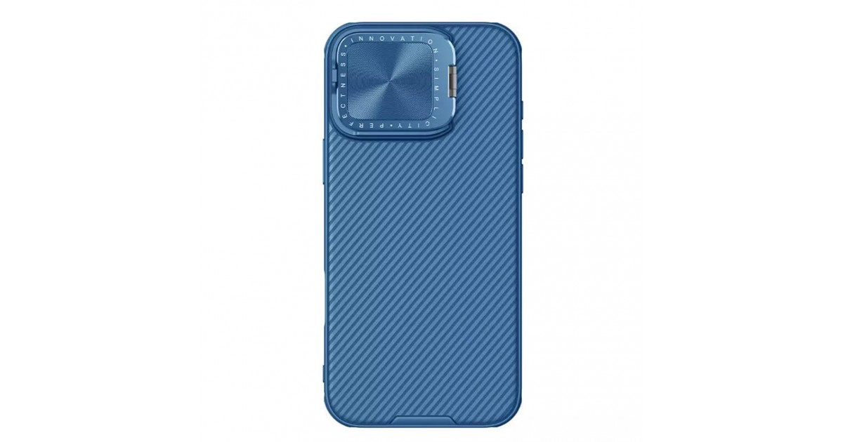 Husa pentru iPhone 16 Pro - Nillkin CamShield Prop - Albastra